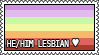 he/him lesbian