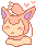 A pixel of a skitty.